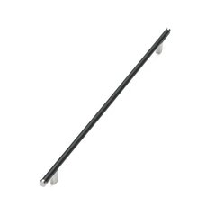 Regatta 12-5/8 Inch Center to Center Matte Black/Satin NIckel Cabinet Pull Regatta 12-5/8 Inch Center to Center Matte Black/Satin NIckel Cabinet Pull