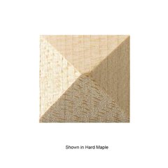 Large Pyramid Tile Unfinished Cherry Large Pyramid Tile Unfinished Cherry