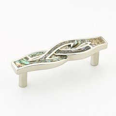 Arioso 2-1/8 Inch Center to Center Imperial Shell, Polished Nickel Cabinet Pull Arioso 2-1/8 Inch Center to Center Imperial Shell, Polished Nickel Cabinet Pull
