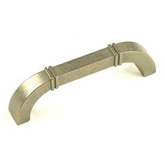 Country 3-3/4 Inch Center to Center Weathered Nickel/Copper Cabinet Pull Country 3-3/4 Inch Center to Center Weathered Nickel/Copper Cabinet Pull