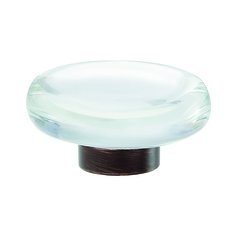 Glacio Knob 1-3/4" Dia Clear Crystal/Oil Rubbed Bronze Glacio Knob 1-3/4" Dia Clear Crystal/Oil Rubbed Bronze