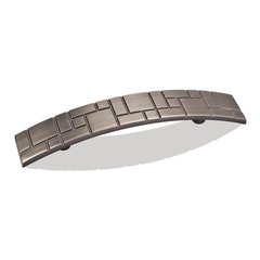 Breighton 3-3/4 Inch Center to Center Bright Nickel Brushed with Dull Lacquer Cabinet Pull Breighton 3-3/4 Inch Center to Center Bright Nickel Brushed with Dull Lacquer Cabinet Pull