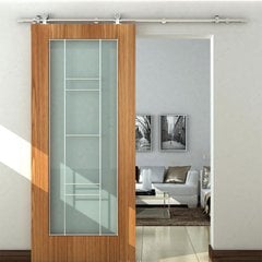 Industrial Stainless Steel Barn Door Hardware Set Industrial Stainless Steel Barn Door Hardware Set