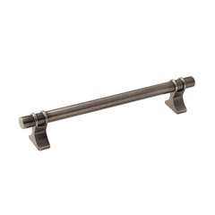 Davenport 6-5/16 Inch Center to Center Gunmetal Cabinet Pull Davenport 6-5/16 Inch Center to Center Gunmetal Cabinet Pull