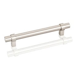 Key Grande 5-1/16 Inch Center to Center Satin Nickel Cabinet Pull Key Grande 5-1/16 Inch Center to Center Satin Nickel Cabinet Pull