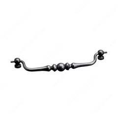 Forged Iron 7-1/16 Inch Center to Center Natural Iron Cabinet Bail Pull Forged Iron 7-1/16 Inch Center to Center Natural Iron Cabinet Bail Pull