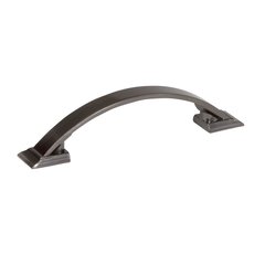 Candler 3-3/4 Inch Center to Center Gunmetal Cabinet Pull Candler 3-3/4 Inch Center to Center Gunmetal Cabinet Pull