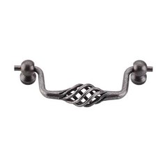 Normandy 3-3/4 Inch Center to Center Pewter Cabinet Bail Pull Normandy 3-3/4 Inch Center to Center Pewter Cabinet Bail Pull