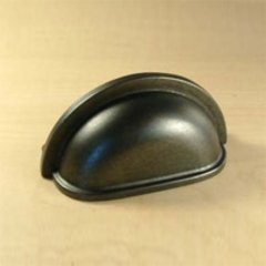 Milan 3 Inch Center to Center Gun Metal Cabinet Cup Pull Milan 3 Inch Center to Center Gun Metal Cabinet Cup Pull