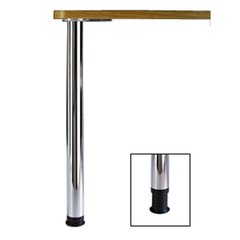 Zoom Table Leg Chrome 27-3/4 inch H Zoom Table Leg Chrome 27-3/4 inch H