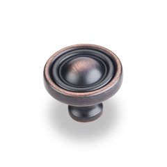 Bella 1-3/8 Inch Diameter Dark Brushed Antique Copper Cabinet Knob Bella 1-3/8 Inch Diameter Dark Brushed Antique Copper Cabinet Knob