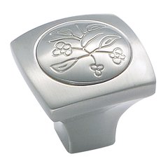 Vineyard 1-1/8 Inch Diameter Satin Nickel Cabinet Knob Vineyard 1-1/8 Inch Diameter Satin Nickel Cabinet Knob