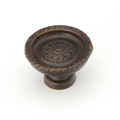 Sunflower 1-1/2 Inch Diameter Dark Glaze Cabinet Knob Sunflower 1-1/2 Inch Diameter Dark Glaze Cabinet Knob