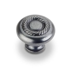 Lenoir 1-1/4 Inch Diameter Dark Antique Copper Machined Cabinet Knob Lenoir 1-1/4 Inch Diameter Dark Antique Copper Machined Cabinet Knob