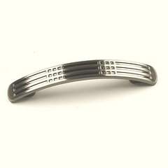 Majestic 3 Inch Center to Center Brushed Black Nickel Cabinet Pull Majestic 3 Inch Center to Center Brushed Black Nickel Cabinet Pull