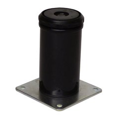 Camar 6" Como Leg Plate Mount-Black Gloss Camar 6" Como Leg Plate Mount-Black Gloss