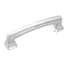 Bridges 3 Inch Center to Center Chrome Cabinet Pull Bridges 3 Inch Center to Center Chrome Cabinet Pull