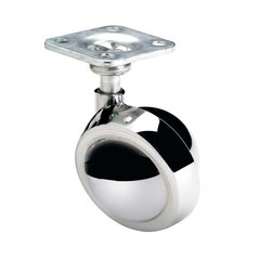 Ball Caster with Swivel - Polished Chrome Ball Caster with Swivel - Polished Chrome
