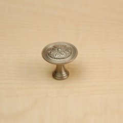 Iris 1-3/16 Inch Diameter Dull Satin Nickel Cabinet Knob Iris 1-3/16 Inch Diameter Dull Satin Nickel Cabinet Knob