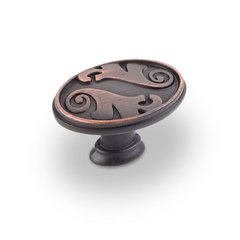 Regency 1-9/16 Inch Diameter Dark Brushed Antique Copper Cabinet Knob Regency 1-9/16 Inch Diameter Dark Brushed Antique Copper Cabinet Knob
