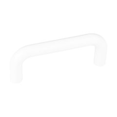 Tempo 3 Inch Center to Center White Plastic Cabinet Pull Tempo 3 Inch Center to Center White Plastic Cabinet Pull