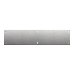 3" X 15-1/2" Door Push Plate Satin Stainless Steel 3" X 15-1/2" Door Push Plate Satin Stainless Steel