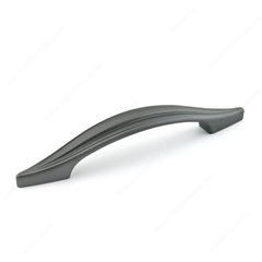 Swoop 5-1/16 Inch Center to Center Graphite Cabinet Pull Swoop 5-1/16 Inch Center to Center Graphite Cabinet Pull