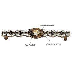 Heirloom Treasures 5 Inch Center to Center Estate Dover/Penshell/Mother of Pearl Cabinet Pull Heirloom Treasures 5 Inch Center to Center Estate Dover/Penshell/Mother of Pearl Cabinet Pull