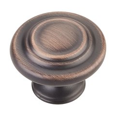 Arcadia 1-1/4 Inch Diameter Brushed Oil Rubbed Bronze Cabinet Knob Arcadia 1-1/4 Inch Diameter Brushed Oil Rubbed Bronze Cabinet Knob