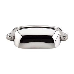 Asbury 2-9/16 Inch Center to Center Polished Nickel Cabinet Cup Pull Asbury 2-9/16 Inch Center to Center Polished Nickel Cabinet Cup Pull