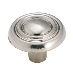 Brass & Sterling Traditions 1-3/16 Inch Diameter Sterling Nickel Cabinet Knob Brass & Sterling Traditions 1-3/16 Inch Diameter Sterling Nickel Cabinet Knob