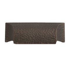 Mountain Lodge 3-3/4 Inch Center to Center Dark Antique Copper Cabinet Cup Pull Mountain Lodge 3-3/4 Inch Center to Center Dark Antique Copper Cabinet Cup Pull