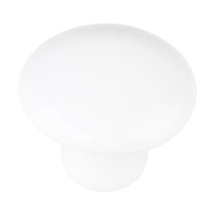 Tempo 1-3/8 Inch Diameter White Ceramic Cabinet Knob Tempo 1-3/8 Inch Diameter White Ceramic Cabinet Knob