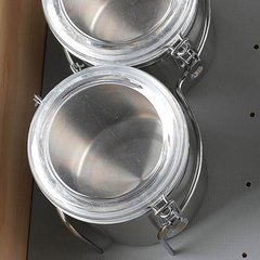 Stainless Steel Canister Set - Set Of 2 Stainless Steel Canister Set - Set Of 2