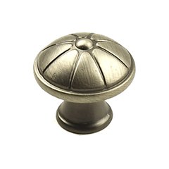 Cali 1-1/4 Inch Diameter Antique Pewter Cabinet Knob Cali 1-1/4 Inch Diameter Antique Pewter Cabinet Knob