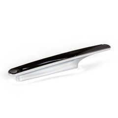 Code 3-3/4 Inch Center to Center Black Polished Chrome Cabinet Pull Code 3-3/4 Inch Center to Center Black Polished Chrome Cabinet Pull