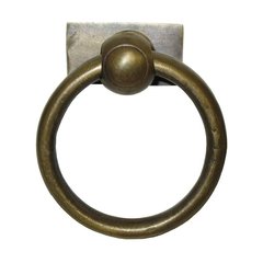 Ring Pulls 1-5/8 Inch Diameter Unlacquered Antique Brass Cabinet Ring Pull Ring Pulls 1-5/8 Inch Diameter Unlacquered Antique Brass Cabinet Ring Pull