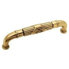 Ribbon and Reed Appliance Pull 8 inch Center to Center Sherwood Antique Brass Ribbon and Reed Appliance Pull 8 inch Center to Center Sherwood Antique Brass