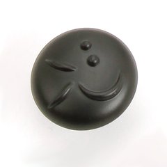 Graffiti 1-3/8 Inch Diameter Matte Black Cabinet Knob Graffiti 1-3/8 Inch Diameter Matte Black Cabinet Knob