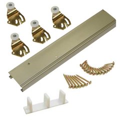 1138 Series Bypass Track and HDW Set For 2 Doors 48" 1138 Series Bypass Track and HDW Set For 2 Doors 48"