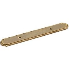 Annapolis Back-plate 3 inch Center to Center Sherwood Antique Brass Annapolis Back-plate 3 inch Center to Center Sherwood Antique Brass