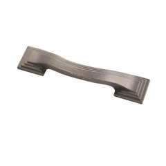 Deco 3-1/2 Inch Center to Center Dark Antique Copper Cabinet Pull Deco 3-1/2 Inch Center to Center Dark Antique Copper Cabinet Pull