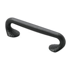 Craftsman 3-3/4 Inch Center to Center Black Iron Cabinet Pull Craftsman 3-3/4 Inch Center to Center Black Iron Cabinet Pull