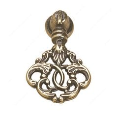 Empire 1-5/16 Inch Diameter Burnished Brass Cabinet Ring Pull Empire 1-5/16 Inch Diameter Burnished Brass Cabinet Ring Pull