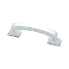 Classic Edge Pull 3 inch Center to Center Polished Chrome Classic Edge Pull 3 inch Center to Center Polished Chrome