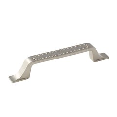 Carolyne 5-1/16 Inch Center to Center Satin Nickel Cabinet Pull Carolyne 5-1/16 Inch Center to Center Satin Nickel Cabinet Pull