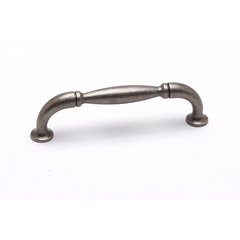 Euro Rustica 3-3/4 Inch Center to Center Rustic Nickel Cabinet Pull Euro Rustica 3-3/4 Inch Center to Center Rustic Nickel Cabinet Pull