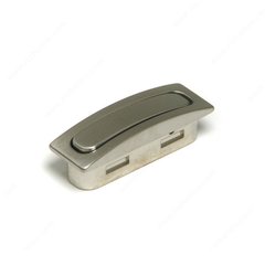 Recession 1-3/4 Inch Length Brushed Nickel Recess Pull Recession 1-3/4 Inch Length Brushed Nickel Recess Pull