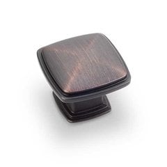Milan 1 1-3/16 Inch Diameter Dark Brushed Antique Copper Cabinet Knob Milan 1 1-3/16 Inch Diameter Dark Brushed Antique Copper Cabinet Knob