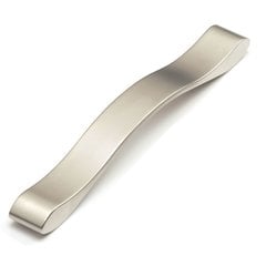 Italian Designs Wave 7-9/16 Inch Center to Center Satin Nickel Cabinet Pull Italian Designs Wave 7-9/16 Inch Center to Center Satin Nickel Cabinet Pull